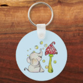Elefant und Pilz Schlüsselanhänger (Rückseite)
