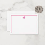 Elefant und Schloss Mitteilungskarte (Vorderseite/Rückseite Beispiel)