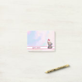 Elefant und Schmetterling Klebezettel Post-it Klebezettel (Auf Schreibtisch)