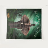 Elefant und sonnig wandteppich (Vorderseite (Horizontal))