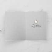 Elefant und Vogel Geburtstag Karte (Innenseite)