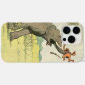 Elefant und Wilderer im Dschungel Case-Mate iPhone Hülle (Rückseite (Horizontal))