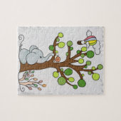 Elefant unterm Baum Puzzle (Horizontal)