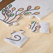 Elefant unterm Baum Puzzle (Seite)