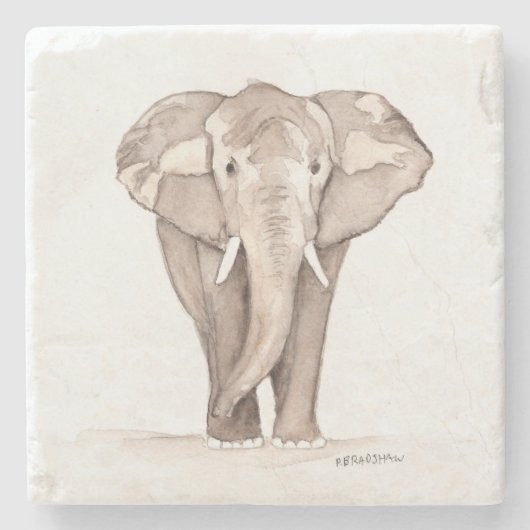 Elefant Untersetzer (Vorderseite)