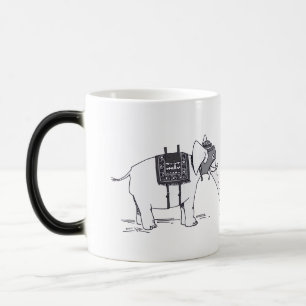 Elefant Upgrade rechte Hand verwandelt Tasse
