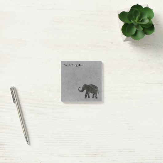 Elefant "vergiss nicht" post-it klebezettel (Büro)