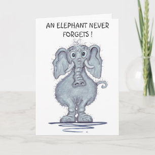 Elefant vergisst nie  karte