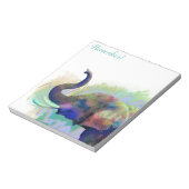 Elefant vergisst nie "Remeber" Notizblock (Rotiert)