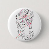 Elefant verziert button (Vorderseite)