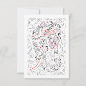 Elefant verziert einladung (Vorderseite)