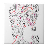 Elefant verziert fliese (Vorderseite)