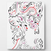 Elefant verziert fotoplatte (Vorderseite)