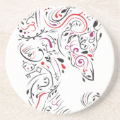 Elefant verziert getränkeuntersetzer (Vorne)