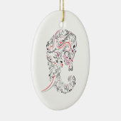Elefant verziert keramik ornament (Rechts)