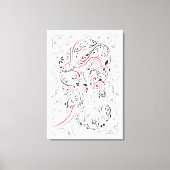 Elefant verziert leinwanddruck (Vorderseite)