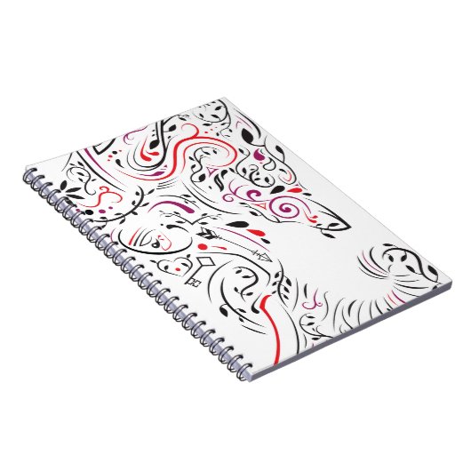 Elefant verziert notizblock (Rechte Seite)