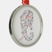 Elefant verziert ornament aus metall (Rechts)