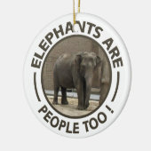 ELEFANT-Verzierung - fertigen Sie besonders an Keramik Ornament (Links)