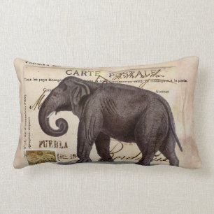 Elefant-Vintager KissenChic Lendenkissen
