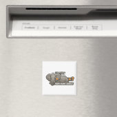 Elefant & Vögel Addition Magnet (In Situ (Geschirrspüler))