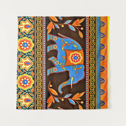 Elefant Wandteppich (Vorderseite (Horizontal))