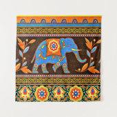 Elefant Wandteppich (Vorderseite)