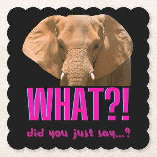 Elefant, was hast du gerade gesagt? untersetzer