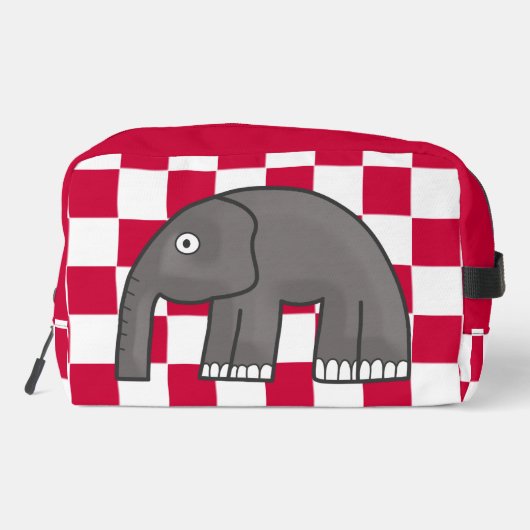 Elefant Waschbeutel (Rückseite)