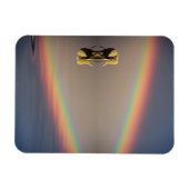 Elefant, Wasser & Regenbogen, Kenia Magnet (Horizontal)
