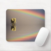 Elefant, Wasser & Regenbogen, Kenia Mousepad (Mit Mouse)