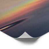 Elefant, Wasser und Regenbogen, Kenia Poster (Ecke)