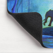 Elefant-Weg Mousepad (Ecke)