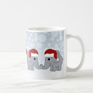 Elefant-Weihnachten Kaffeetasse