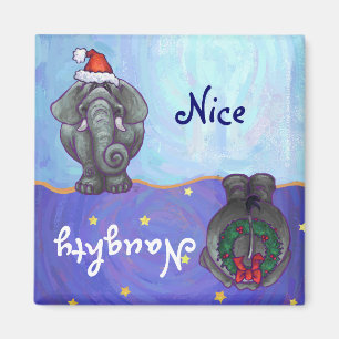 Elefant-Weihnachten Magnet