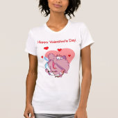 Elefant wie Cupid Weibchen T - Shirt (Vorderseite)
