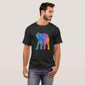 Elefant Wildtier Tier Grafik Pullover Kapuzenpullo (Vorne ganz)