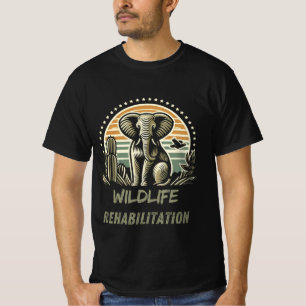 Elefant Wildtiere - Wildtierrehabilitation T-Shirt