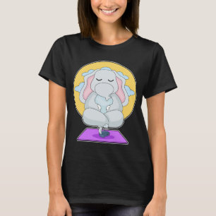 Elefant Yoga Fitness Meditation T-Shirt