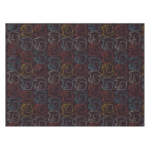 Elefant Zeichnend Tischdecke (Vorderseite (Horizontal))