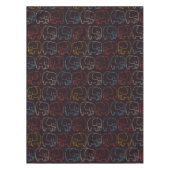 Elefant Zeichnend Tischdecke (Vorderseite)
