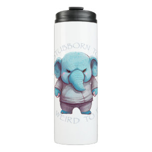 Elefant zu stubborn, um zu komisch aufzuhören, um  thermosbecher