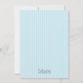 Elefant zum Geburtstag Einladung mit Red Balloon (Rückseite)