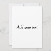 Elefant zum Geburtstag mit Kuchen und Ballons Einladung (Rückseite)