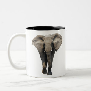 Elefant Zweifarbige Tasse