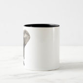 Elefant Zweifarbige Tasse (Mittel)
