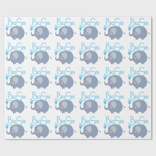 Elefantbigsis.png Geschenkpapier (Flach)