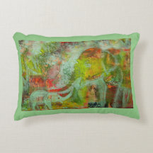 Elefantbild-Akzentkissen