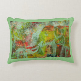 Elefantbild-Akzentkissen Zierkissen