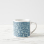 Elefantdamast blaue expresso Tasse (Rechts)